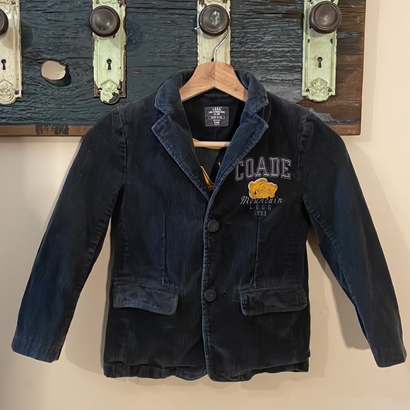 2/$18 L.O.G.G By H&M Grey Corduroy Blazer Size 5/6 - Picture 5 of 15